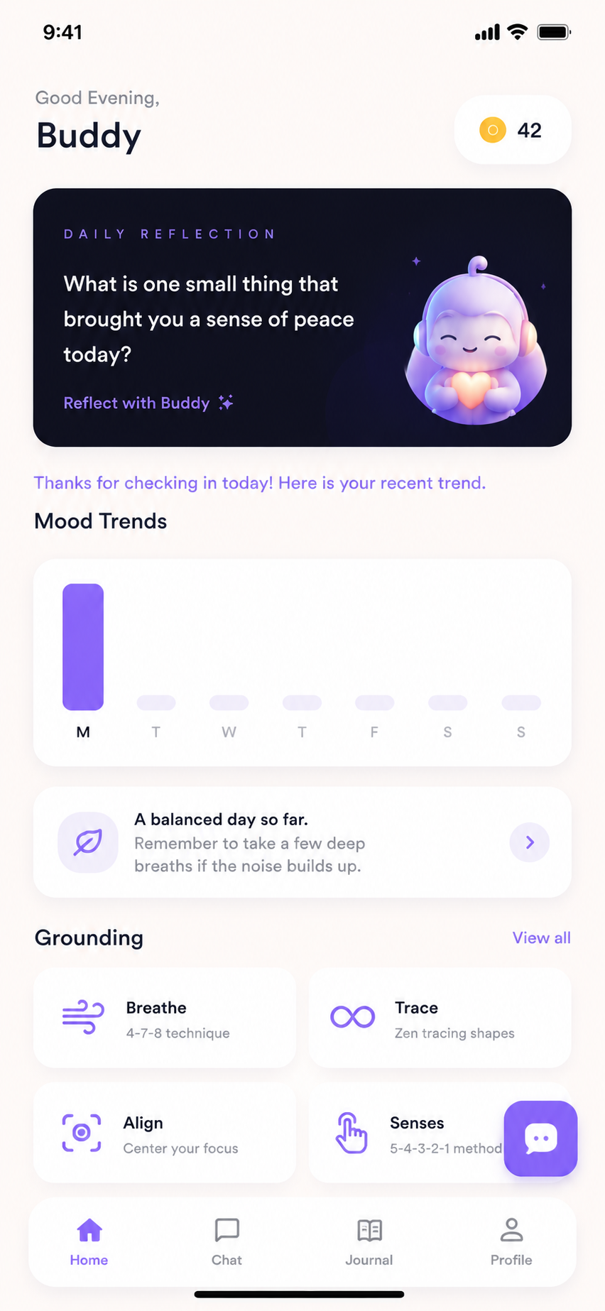 Stress Buddy Feature 1